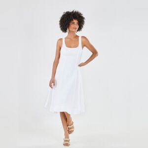 BCBGMAXAZRIA Arlynne Open Back Midi Dress